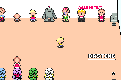 Image de la salle de test de MOTHER 3
